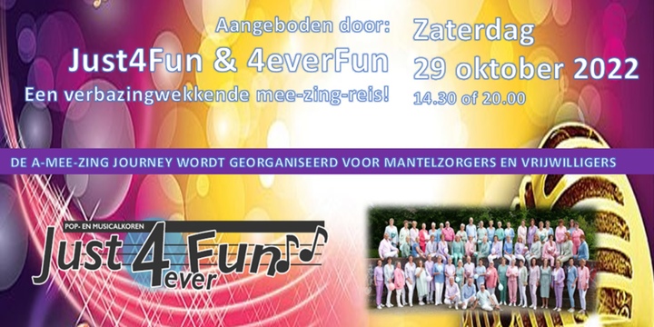 Vriendenconcert A-mee-zing journey